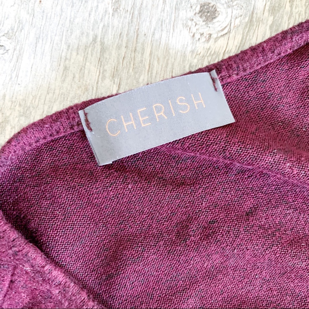 Maroon Sweater Dress - Picture 9 of 12